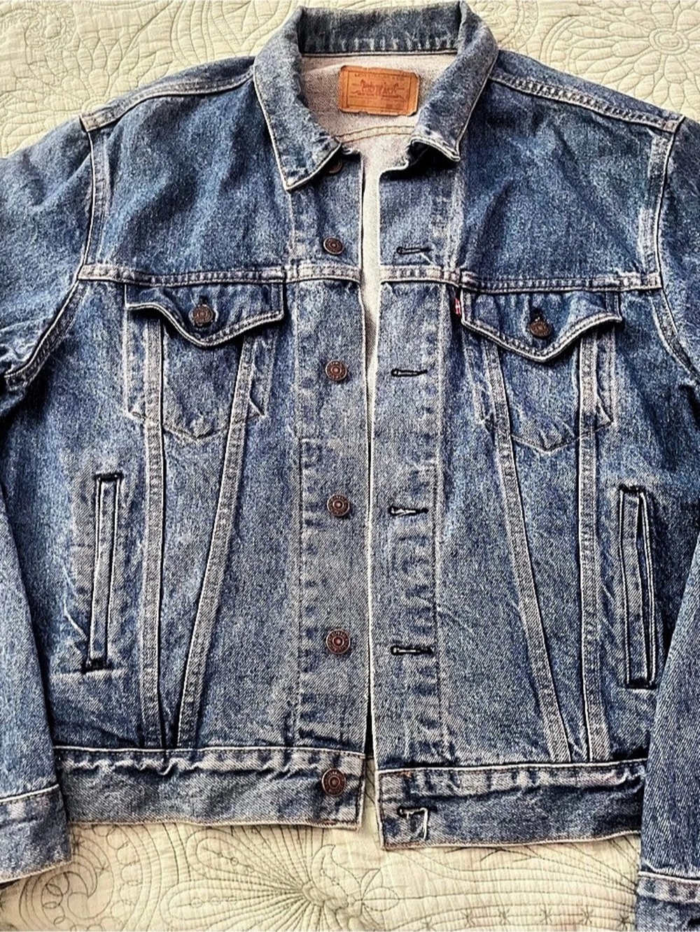 Vintage Levi's Type III Trucker Jacket Denim Trucker Jacket Blue 50L